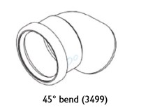 PLUME MANAGEMENT KIT 45DEG BEND