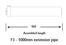 3146 - 1000MM EXTENSION PIPE