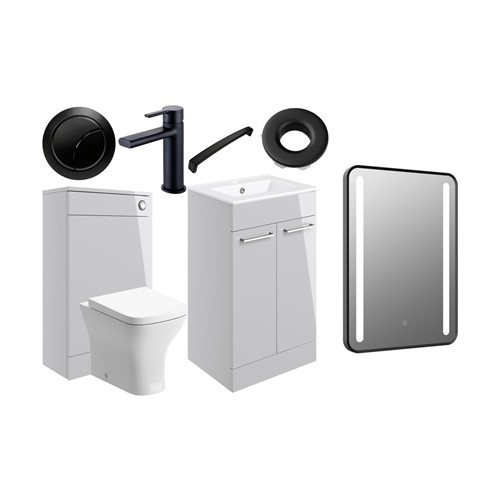 VISION F/S BATHROOM PACK BLACK FINISHING