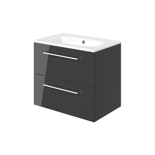 VISION 610MM 2 DRAWER WH UNIT & BASIN 